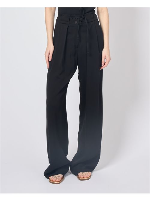 Manila Grace black palazzo pants MANILA GRACE | P168VUMA001